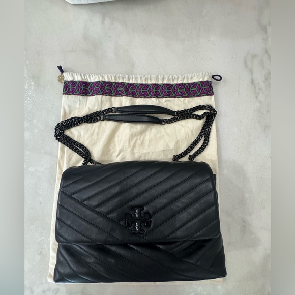 Tory Burch Black Quilted Shoulder Bag